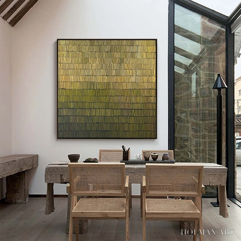HOLMAN ART Terraced Serenity – Wabi Sabi Minimalist Abstract Painting - image 4