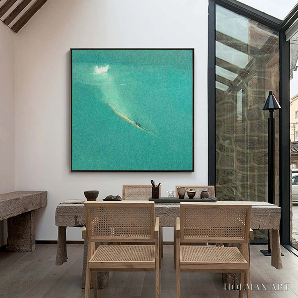 HOLMAN ART Submerge – Minimalist Wabi Sabi Sea Painting - image 3
