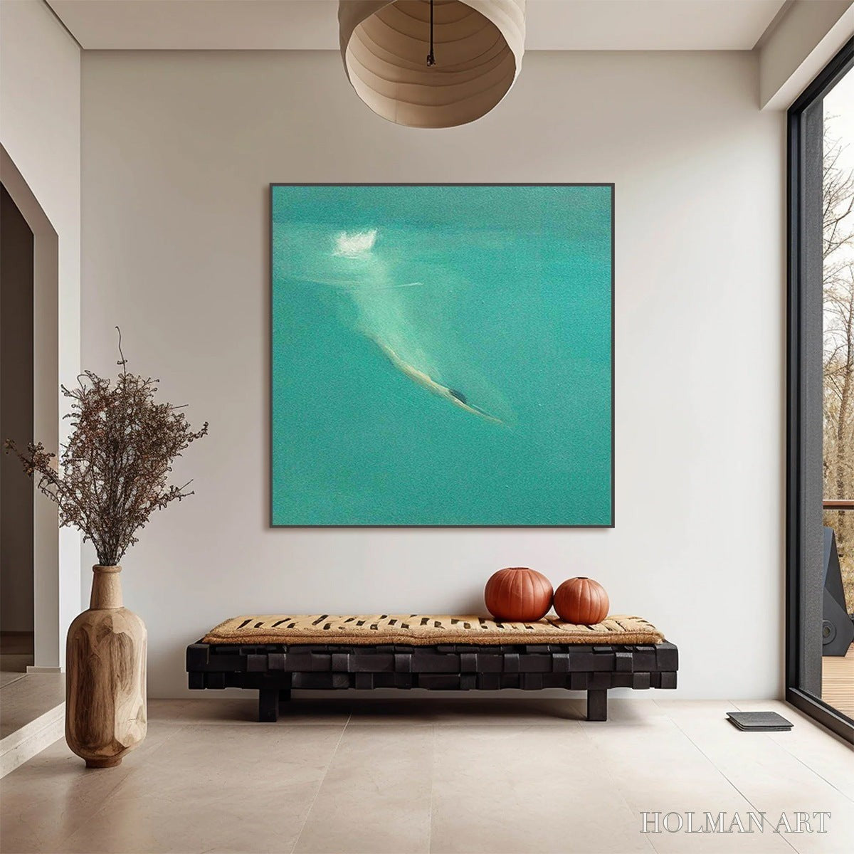 HOLMAN ART Submerge – Minimalist Wabi Sabi Sea Painting - image 4