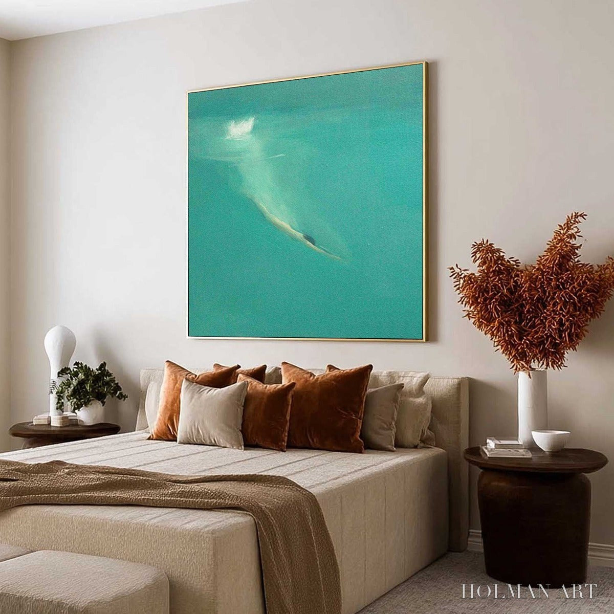 HOLMAN ART Submerge – Minimalist Wabi Sabi Sea Painting - image 5