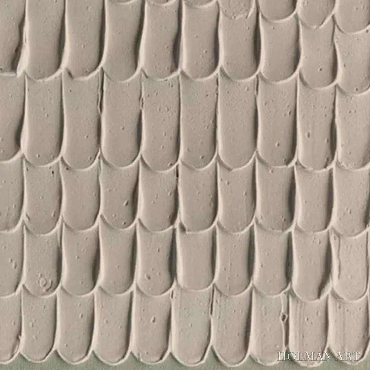 HOLMAN ART Textured Scales – Textured Abstract Painting in Neutral Tones - image 3