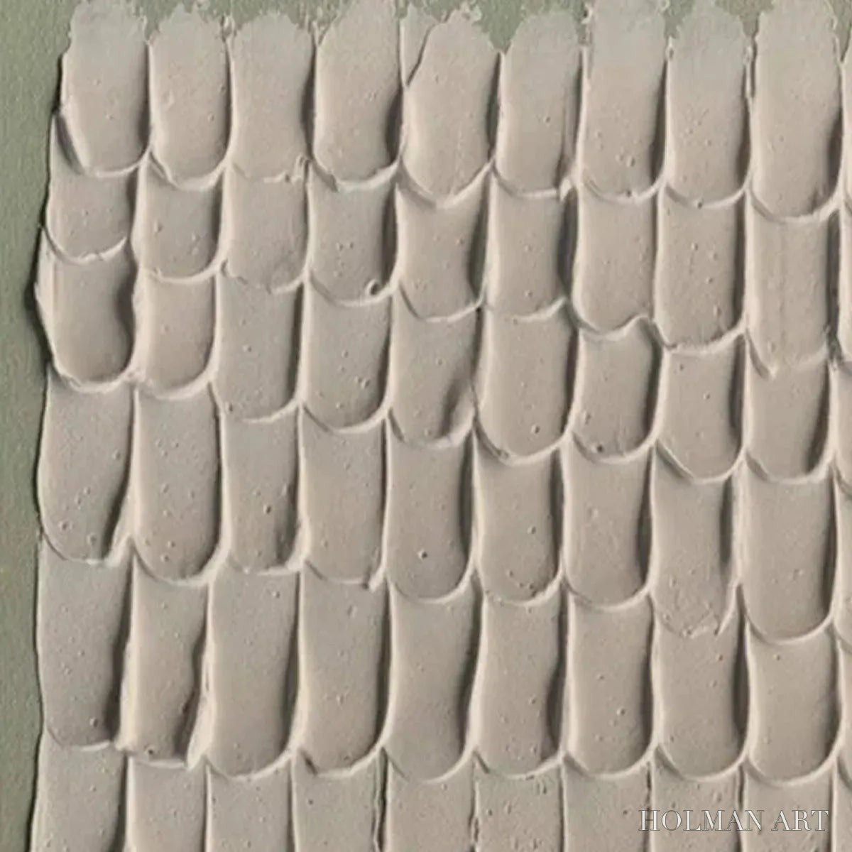 HOLMAN ART Textured Scales – Textured Abstract Painting in Neutral Tones - image 5