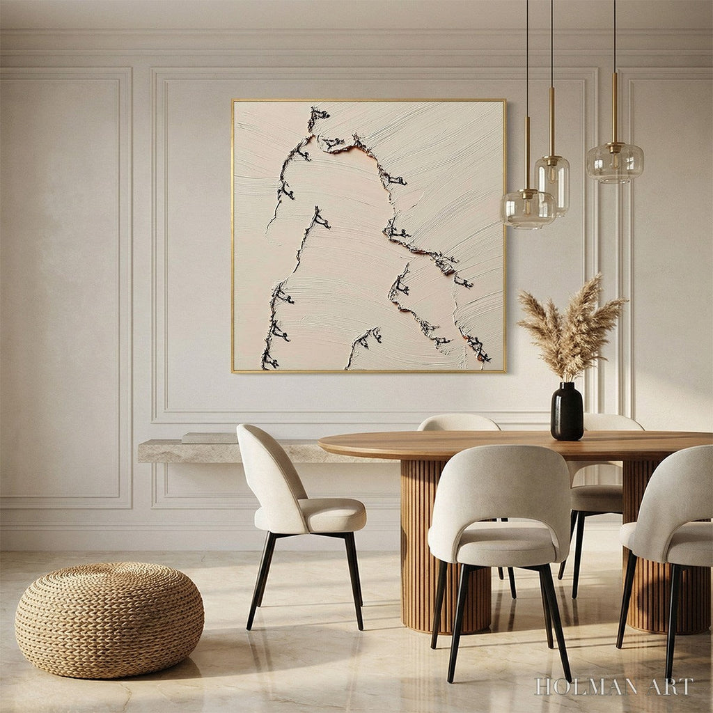 HOLMAN ART Fissure – Wabi Sabi Inspired Textured Abstract Art - image 2