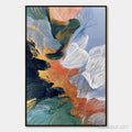 HOLMAN ART Ascension – Textured Impasto Abstract Painting with Gold Accents - image 1