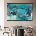 HOLMAN ART Aquatic Reverie – Vibrant Abstract Water Lily Pond Painting - image 2