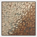 HOLMAN ART Golden Drift – Textured Wabi Sabi Abstract Oil Painting - image 1