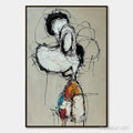 HOLMAN ART Inner Monologue – Expressive Abstract Figurative Impasto - image 1