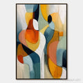 HOLMAN ART Interplay – Colorful Textured Abstract Oil Painting for Modern Decor - image 1