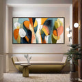 HOLMAN ART Urban Jubilee – Large Colorful Abstract Textured Oil Painting for Modern Decor - image 2