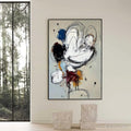 HOLMAN ART Syncopation – Large Vertical Abstract Painting with Dynamic Lines - image 2