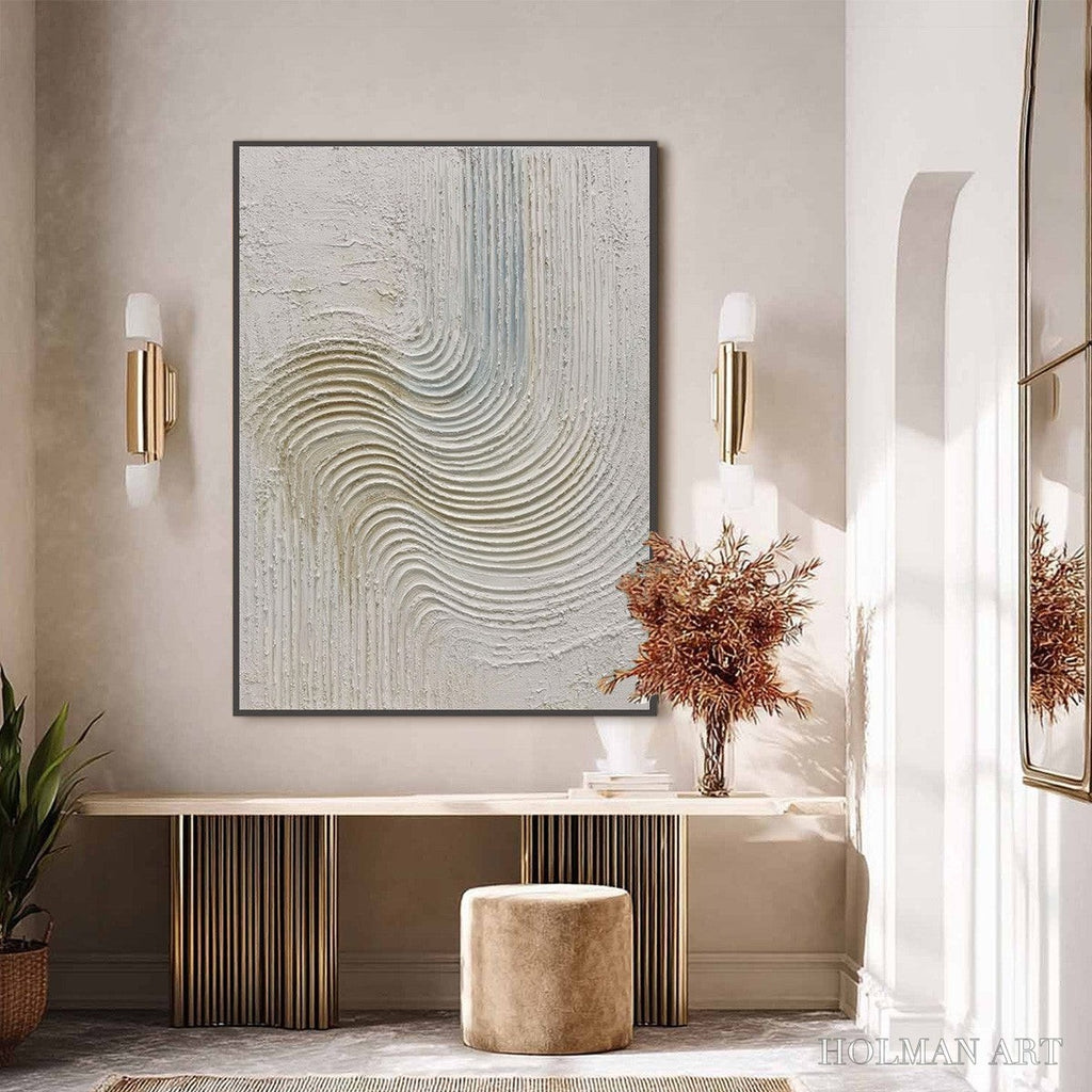 HOLMAN ART Silent Frequency – Textured Wabi Sabi Minimalist Abstract - image 6