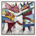 HOLMAN ART Carnival of Souls – Large Colorful Abstract Impasto - image 1