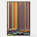 HOLMAN ART Chromatic Cascade – Vibrant Textured Vertical Abstract Color Painting - image 1