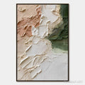 HOLMAN ART Earth'S Embrace – Textured Wabi Sabi Abstract Painting in Earth Tones - image 1