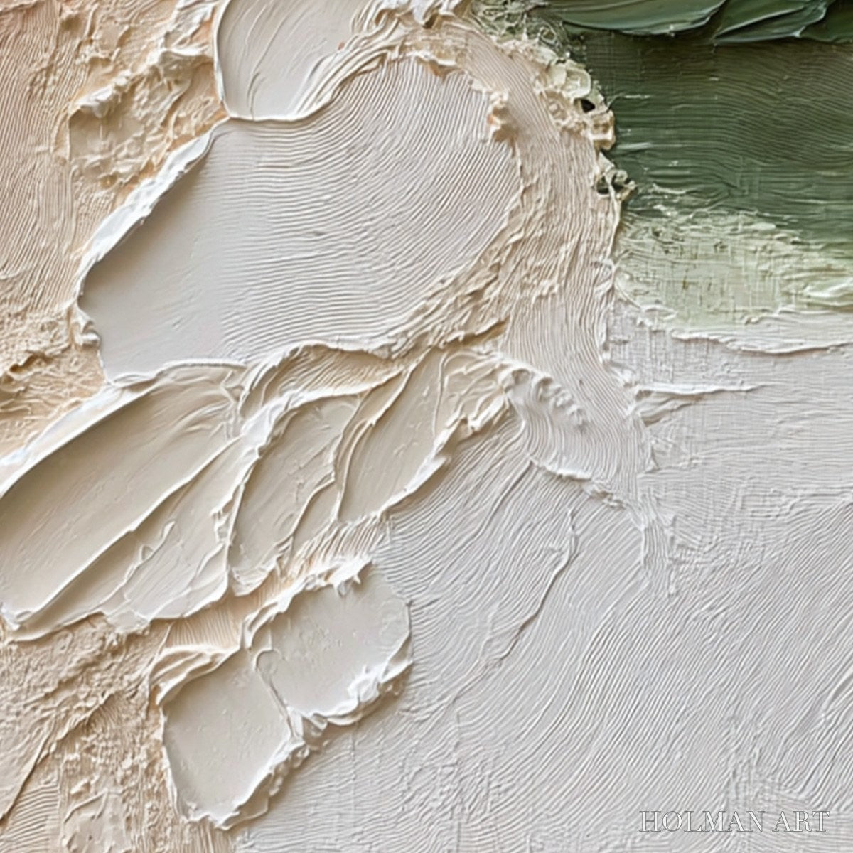 HOLMAN ART Earth'S Embrace – Textured Wabi Sabi Abstract Painting in Earth Tones - image 3