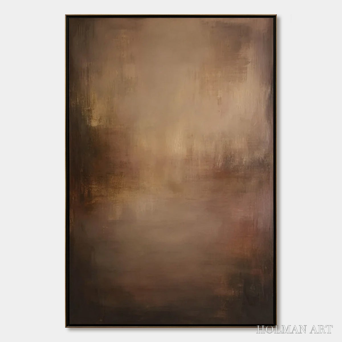 HOLMAN ART Fading Ember – Wabi Sabi Abstract Art for Sophisticated Spaces - image 1