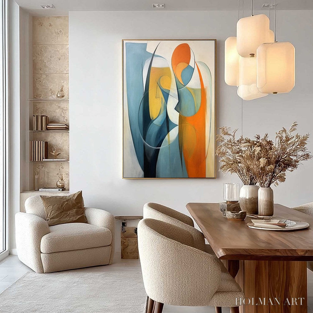 HOLMAN ART Convergence – Colorful Modern Abstract Figurative Art - image 4