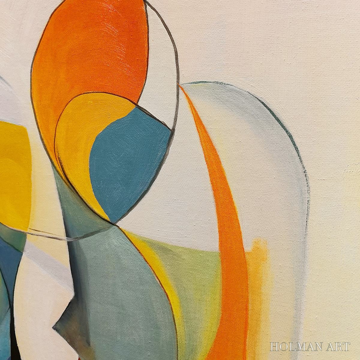 HOLMAN ART Convergence – Colorful Modern Abstract Figurative Art - image 6