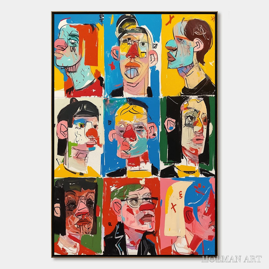HOLMAN ART Facets of Identity – Colorful, Expressive Portrait Series - image 1