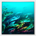 HOLMAN ART Aquatic Dream – Textured Abstract Teal and Green Oil Painting - image 1