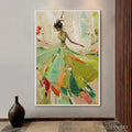 HOLMAN ART Whirlwind of Color – Abstract Figurative Oil Painting of Dancer - image 2