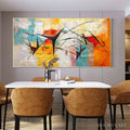 HOLMAN ART Aerial Dance – Abstract Colorful Oil Painting with Dynamic Lines - image 2