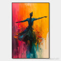 HOLMAN ART Soulflight – Textured Impasto Figurative Oil Painting of Dancer - image 1