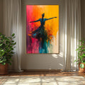 HOLMAN ART Soulflight – Textured Impasto Figurative Oil Painting of Dancer - image 2