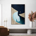 HOLMAN ART the Crossing – Minimalist Abstract Painting of a Figure's Journey - image 2