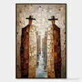 HOLMAN ART the Journeymen – Textured Figurative Impasto Painting - image 1