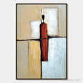 HOLMAN ART Vanguard – Textured Abstract Figurative Painting for Modern Decor - image 1