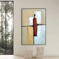 HOLMAN ART Vanguard – Textured Abstract Figurative Painting for Modern Decor - image 2