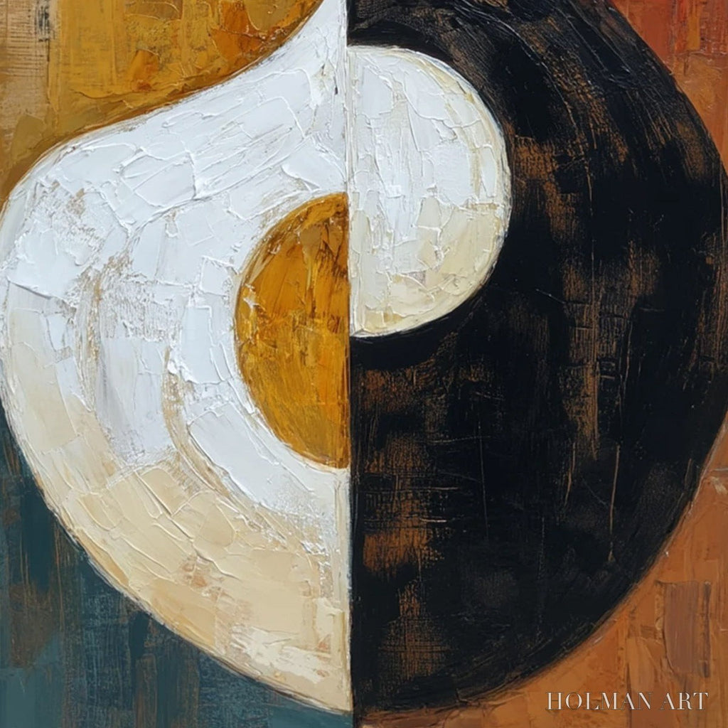 HOLMAN ART Unity – Large Textured Abstract Figurative - image 5