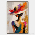 HOLMAN ART Runway Bloom – Colorful Fashion Portrait Painting - image 1