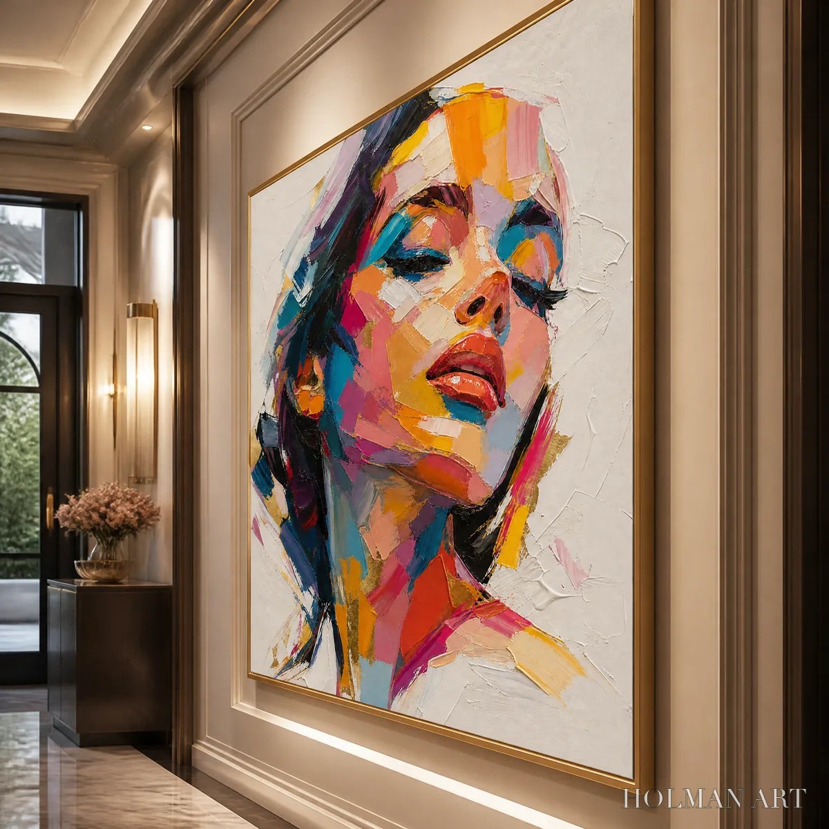 HOLMAN ART Neon Muse – Colorful Pop Art Female Portrait - image 4