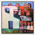 HOLMAN ART Community of Souls – Colorful Figurative Portrait Painting - image 1