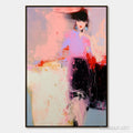 HOLMAN ART Urban Enigma – Modern Abstract Figurative Portrait Painting - image 1