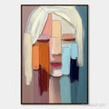 HOLMAN ART Facets – Expressive Abstract Portrait Impasto Oil Painting - image 1