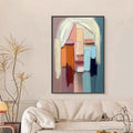 HOLMAN ART Facets – Expressive Abstract Portrait Impasto Oil Painting - image 2