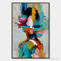 HOLMAN ART Kaleidoscope Soul – Colorful Abstract Portrait Impasto Style - image 1