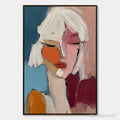 HOLMAN ART Alter Ego – Textured Abstract Portrait Painting of a Woman - image 1