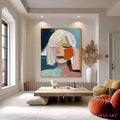 HOLMAN ART Whispers – Expressive Abstract Portrait Impasto Painting - image 2