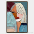 HOLMAN ART Enigma – Modern Abstract Portrait Painting of a Woman - image 1