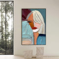 HOLMAN ART Enigma – Modern Abstract Portrait Painting of a Woman - image 2