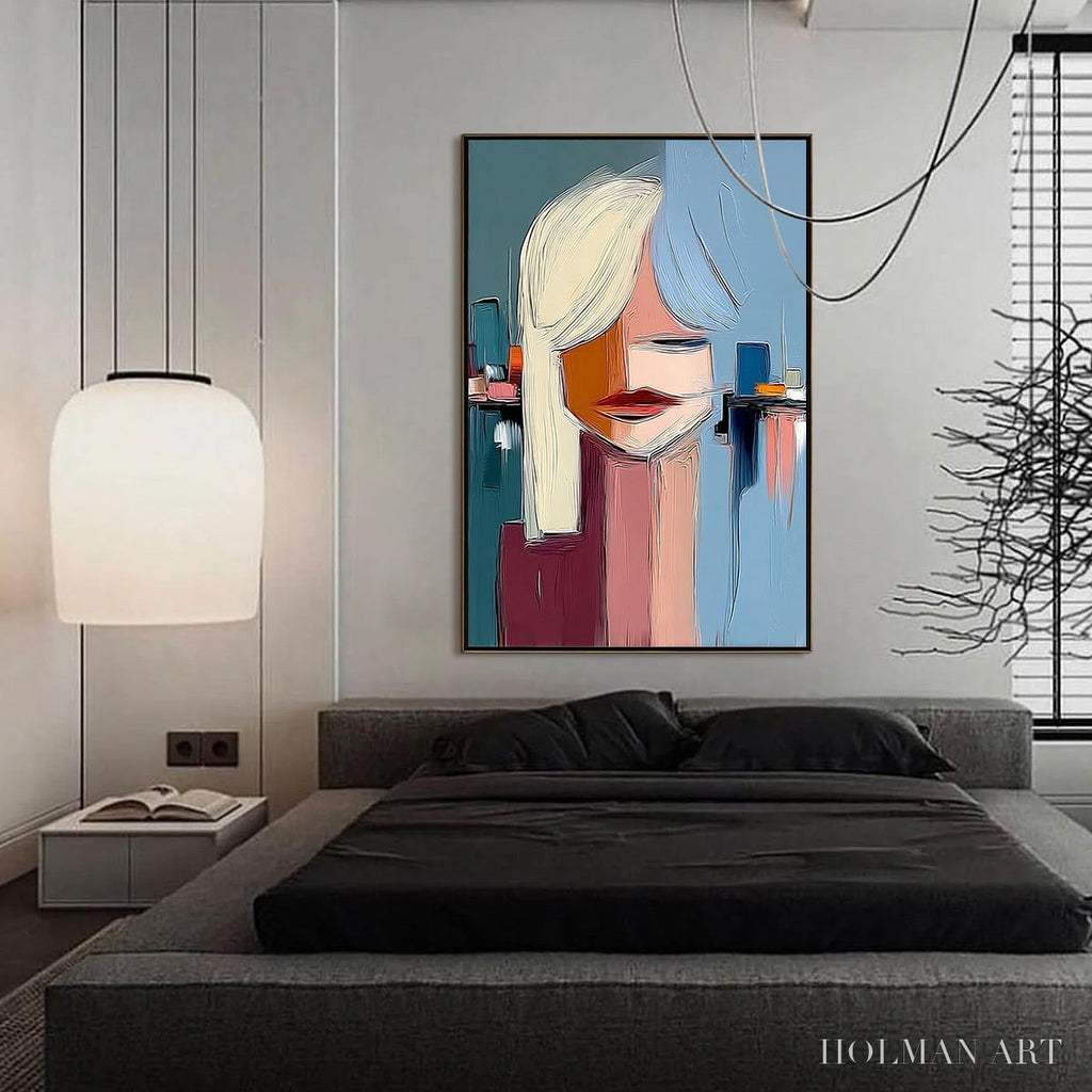 HOLMAN ART Urban Muse – Modern Abstract Portrait - image 6