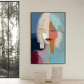 HOLMAN ART Mosaic of Thoughts – Abstract Textured Portrait for Modern Decor - image 2