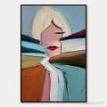 HOLMAN ART Eclat – Modern Abstract Portrait Oil Painting with Textured Brushstrokes - image 1