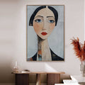 HOLMAN ART Ready to Ship | Serene Gaze | 28''X40'' | 70x100cm | Wood Frame - image 1