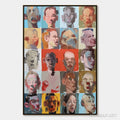 HOLMAN ART Chorus of Faces – Expressive, Textured Portrait Series - image 1