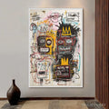 HOLMAN ART Crowned Figures – Graffiti-Style Portrait Oil Painting - image 2